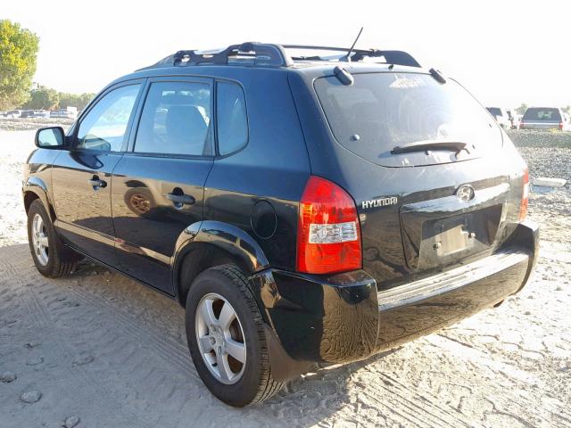 KM8JM12B66U378446 - 2006 HYUNDAI TUCSON GL BLACK photo 3