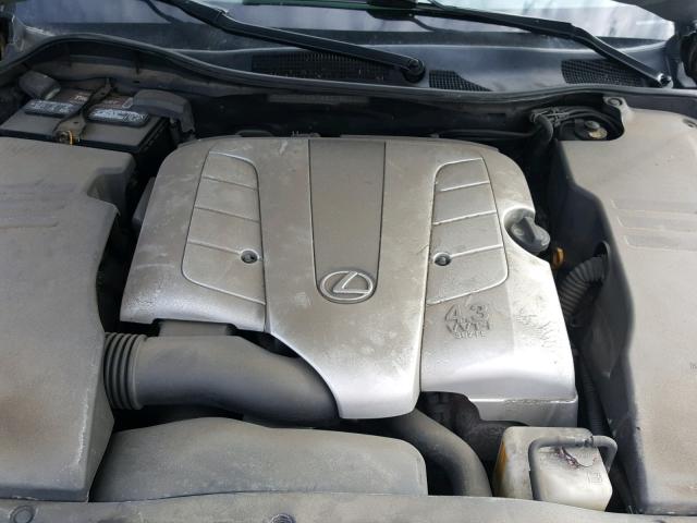 JTHBN96S765012440 - 2006 LEXUS GS GENERAT SILVER photo 7