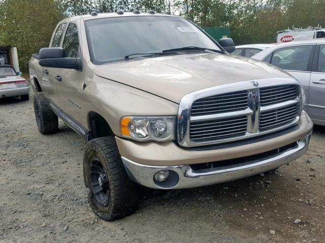 3D7LU38C04G239668 - 2004 DODGE RAM 3500 S TAN photo 1