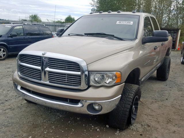 3D7LU38C04G239668 - 2004 DODGE RAM 3500 S TAN photo 2