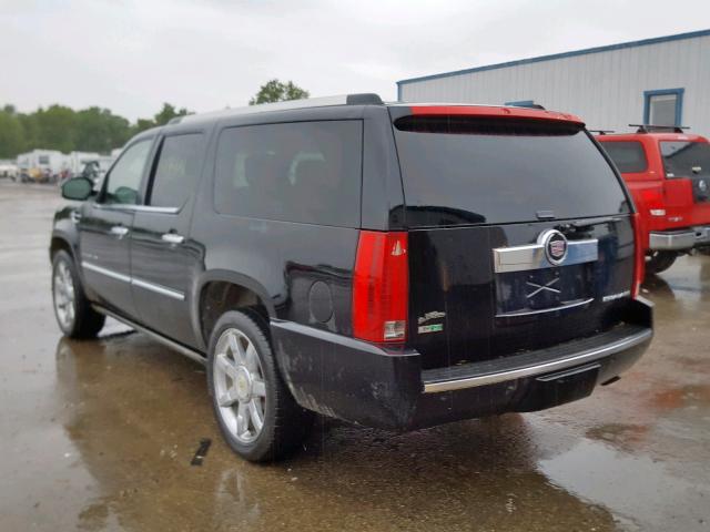 1GYS4HEF3CR134407 - 2012 CADILLAC ESCALADE E BLACK photo 3