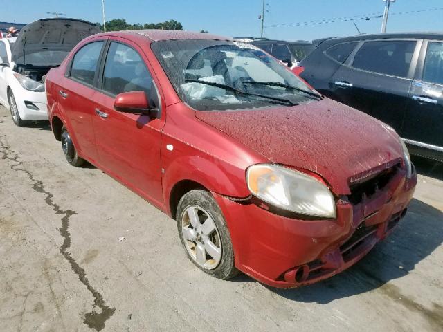 KL1TG56648B117234 - 2008 CHEVROLET AVEO LT MAROON photo 1