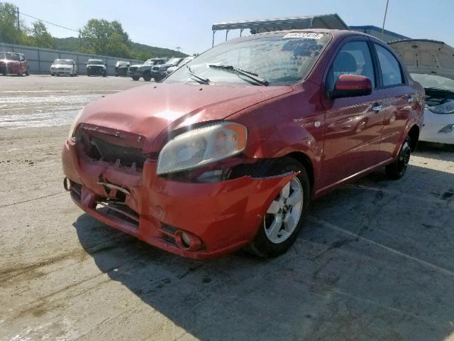 KL1TG56648B117234 - 2008 CHEVROLET AVEO LT MAROON photo 2