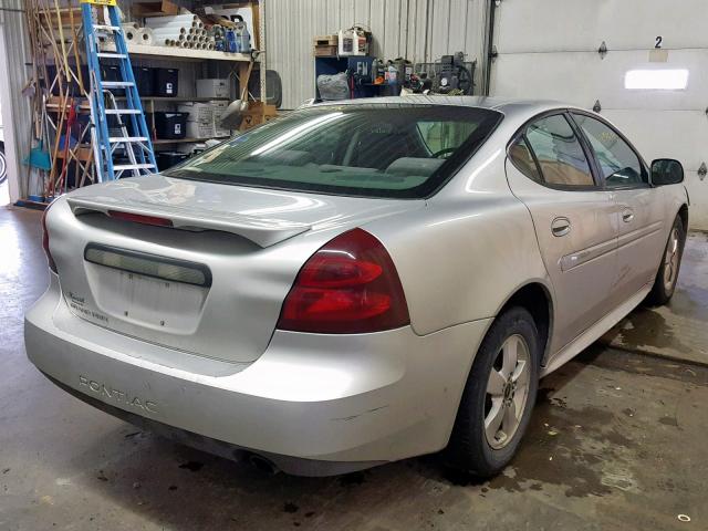 2G2WP522051350830 - 2005 PONTIAC GRAND PRIX SILVER photo 4