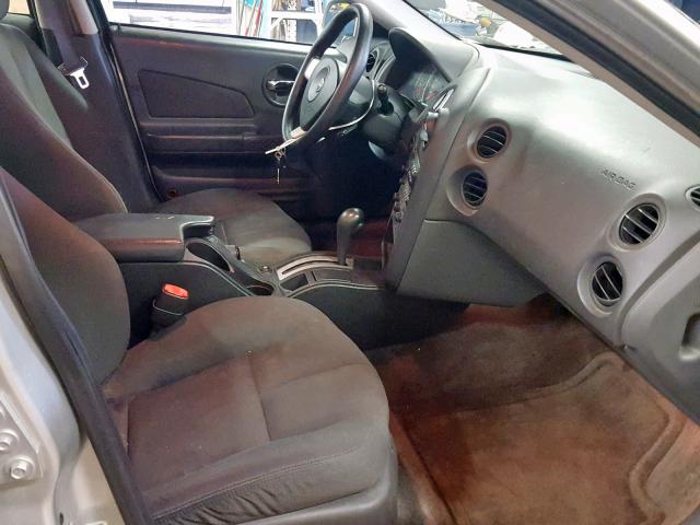 2G2WP522051350830 - 2005 PONTIAC GRAND PRIX SILVER photo 5