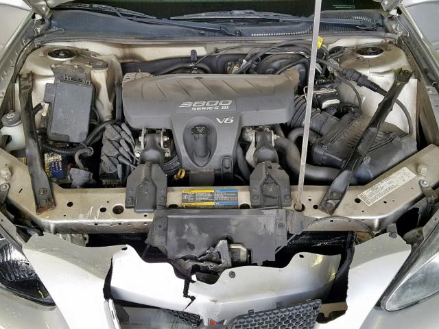 2G2WP522051350830 - 2005 PONTIAC GRAND PRIX SILVER photo 7