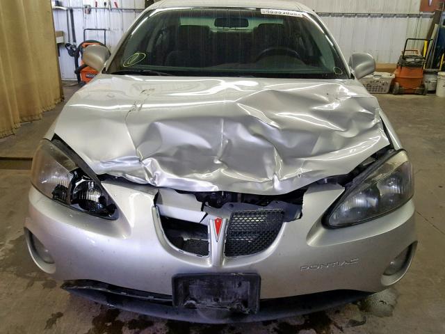 2G2WP522051350830 - 2005 PONTIAC GRAND PRIX SILVER photo 9
