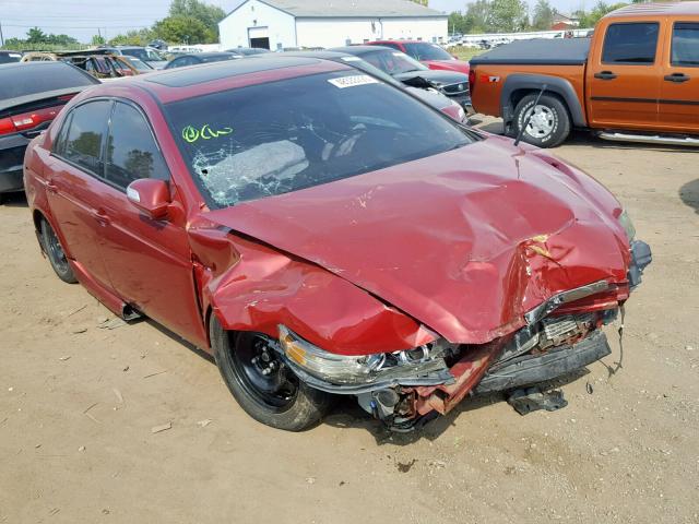 19UUA76537A000297 - 2007 ACURA TL TYPE S RED photo 1