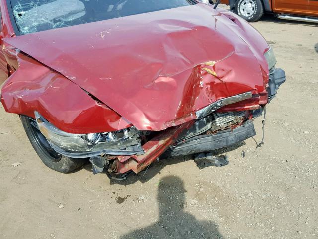 19UUA76537A000297 - 2007 ACURA TL TYPE S RED photo 9