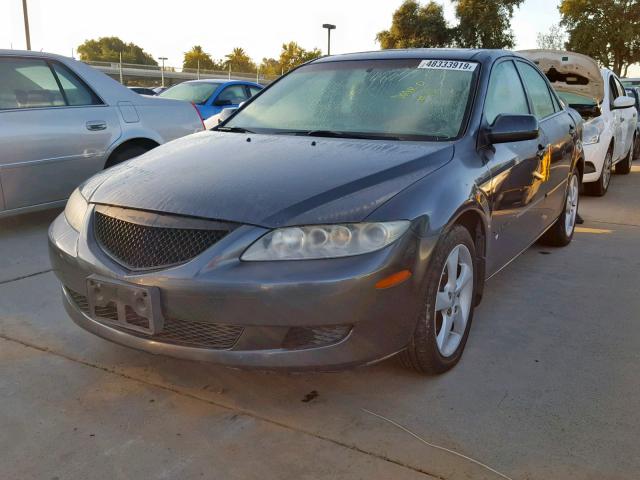 1YVFP80D135M47879 - 2003 MAZDA 6 S CHARCOAL photo 2