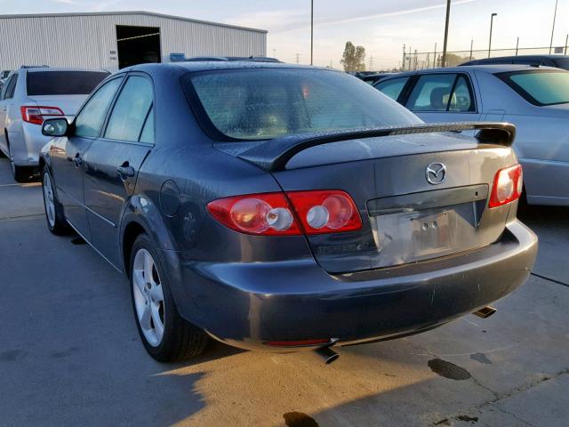 1YVFP80D135M47879 - 2003 MAZDA 6 S CHARCOAL photo 3