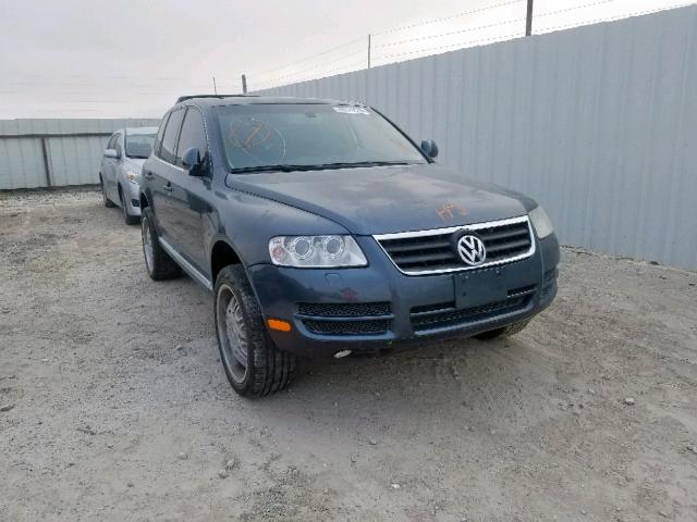 WVGEM67L44D009386 - 2004 VOLKSWAGEN TOUAREG 4. GRAY photo 1