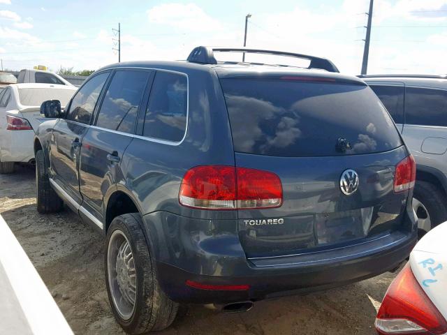 WVGEM67L44D009386 - 2004 VOLKSWAGEN TOUAREG 4. GRAY photo 3