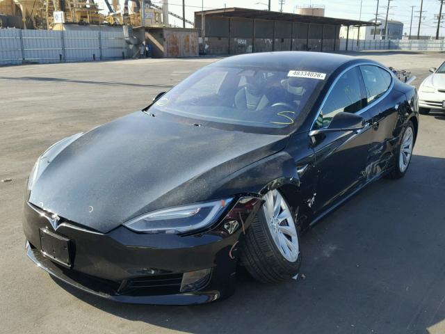 5YJSA1E28HF208744 - 2017 TESLA MODEL S BLACK photo 2