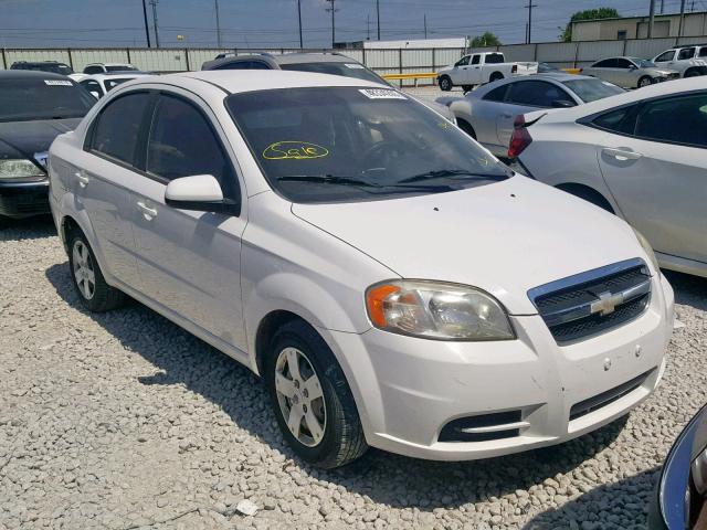 KL1TD5DE3AB125382 - 2010 CHEVROLET AVEO LS WHITE photo 1