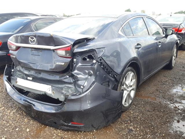 JM1GJ1V51G1484562 - 2016 MAZDA 6 TOURING GRAY photo 4