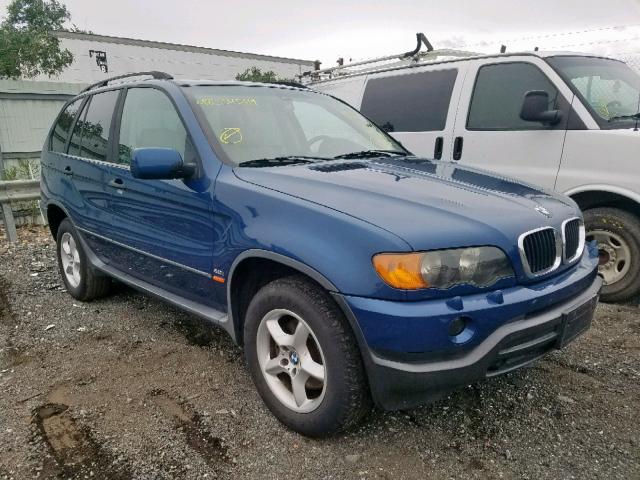 WBAFA53531LM88613 - 2001 BMW X5 3.0I BLUE photo 1