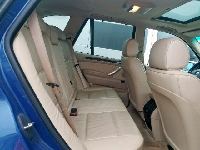 WBAFA53531LM88613 - 2001 BMW X5 3.0I BLUE photo 6