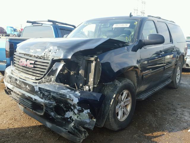 1GKS1KE00ER120222 - 2014 GMC YUKON XL C BLACK photo 2