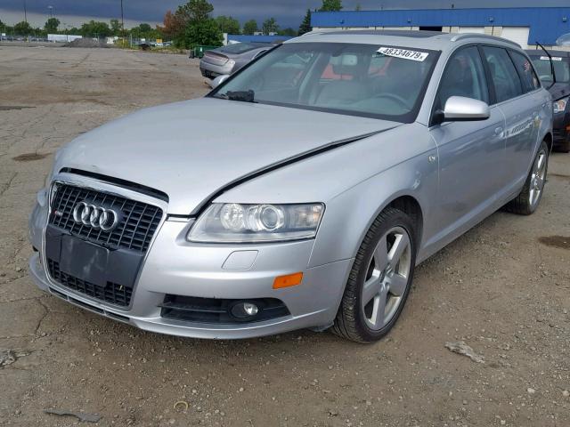 WAUKH74F48N038688 - 2008 AUDI A6 AVANT Q SILVER photo 2