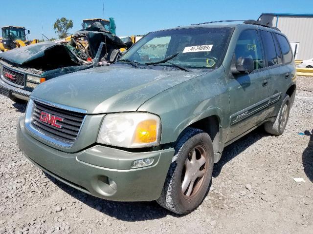 1GKDS13S942236384 - 2004 GMC ENVOY GREEN photo 2