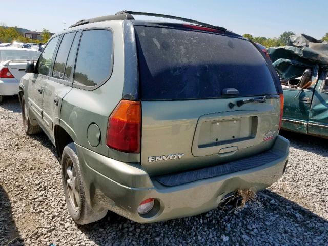 1GKDS13S942236384 - 2004 GMC ENVOY GREEN photo 3