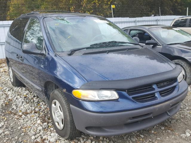 2B4GP2536YR546292 - 2000 DODGE CARAVAN BLUE photo 1