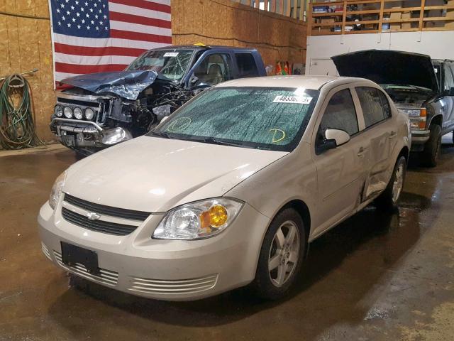 1G1AT58H297226928 - 2009 CHEVROLET COBALT LT TAN photo 2