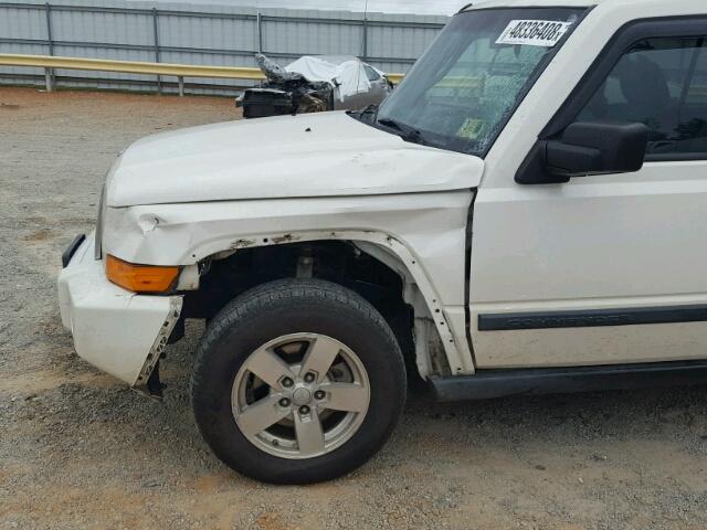 1J8HG48K37C661776 - 2007 JEEP COMMANDER Ağ foto 9