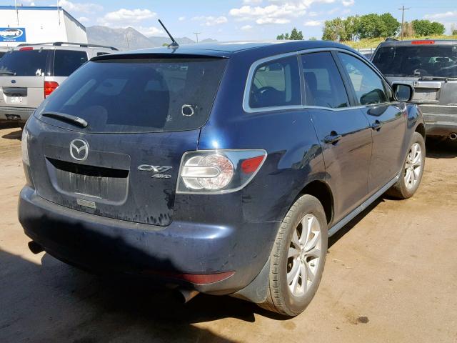 JM3ER4W36A0315978 - 2010 MAZDA CX-7 BLUE photo 4