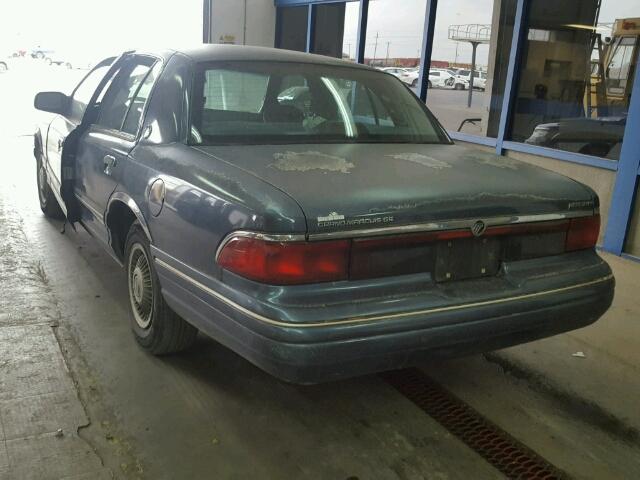 2MELM74W6TX614161 - 1996 MERCURY GRAND MARQ BLUE photo 3