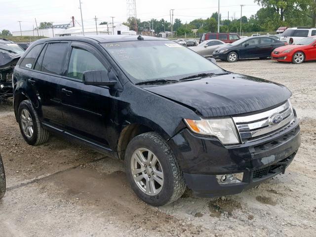 2FMDK38C58BB18160 - 2008 FORD EDGE SEL BLACK photo 9