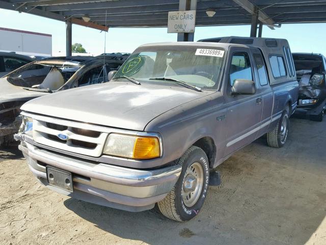 1FTCR14U7SPA31293 - 1995 FORD RANGER SUP GRAY photo 2