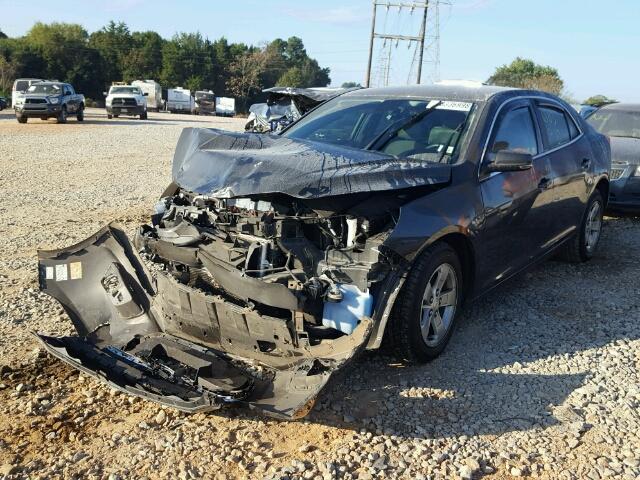 1G11C5SL6FF294308 - 2015 CHEVROLET MALIBU 1LT CHARCOAL photo 2