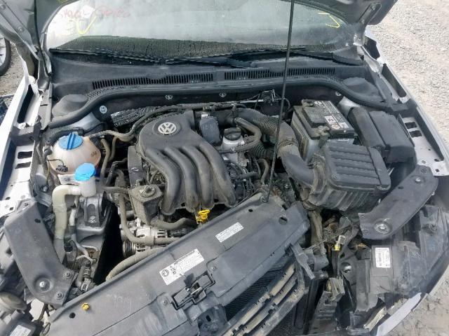 3VW2K7AJ4EM422048 - 2014 VOLKSWAGEN JETTA BASE Արծաթագույն լուսանկար 7