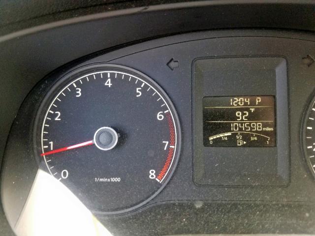 3VW2K7AJ4EM422048 - 2014 VOLKSWAGEN JETTA BASE Արծաթագույն լուսանկար 8