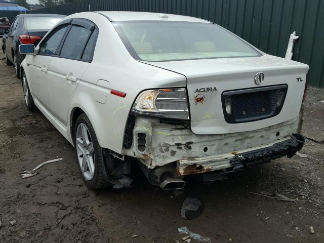 19UUA66224A003235 - 2004 ACURA TL WHITE photo 3