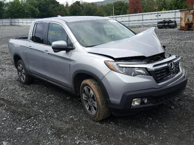 5FPYK3F6XHB025647 - 2017 HONDA RIDGELINE SILVER photo 1