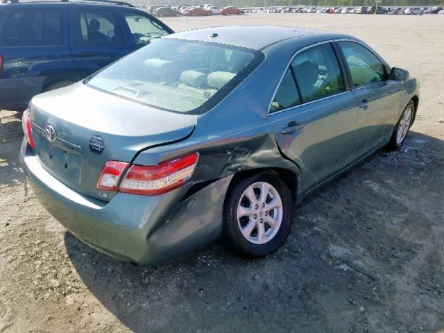 4T1BF3EK5AU579818 - 2010 TOYOTA CAMRY BASE BLUE photo 4