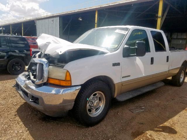 1FTSW30F81EA85039 - 2001 FORD F350 SRW S WHITE photo 2