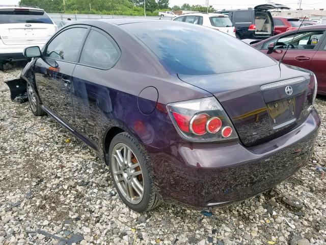 JTKDE3B78A0313337 - 2010 TOYOTA SCION TC ბურგუნდია ფოტო 3