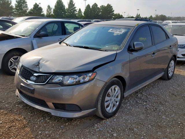 KNAFU4A26C5584298 - 2012 KIA FORTE EX GRAY photo 2