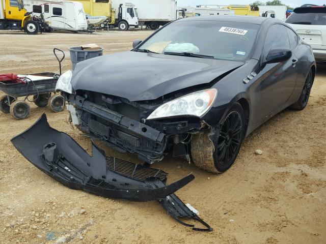 KMHHT6KD9BU045068 - 2011 HYUNDAI GENESIS CO BLACK photo 2