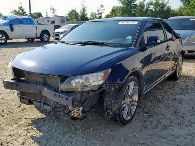 JTKJF5C72B3010838 - 2011 TOYOTA SCION TC ლურჯი ფოტო 2