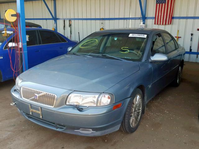 YV1TS92D921279189 - 2002 VOLVO S80 TEAL photo 2