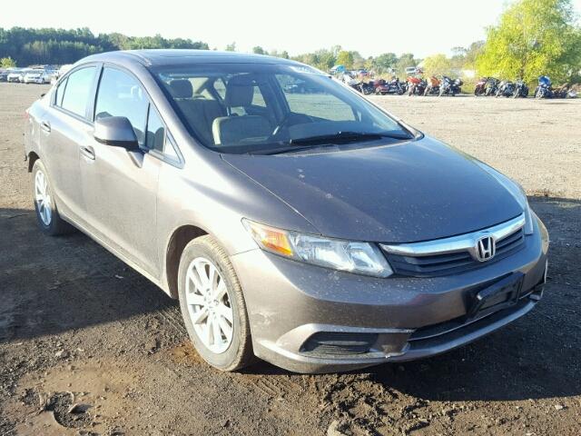 19XFB2F97CE004337 - 2012 HONDA CIVIC EXL GRAY photo 1