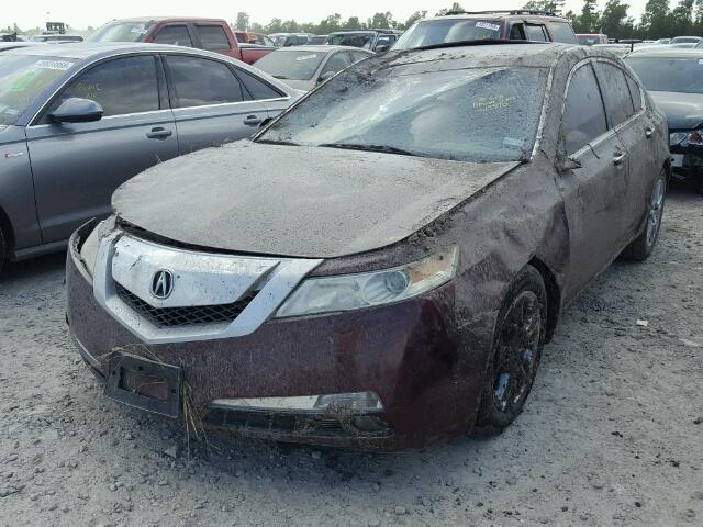 19UUA86599A022927 - 2009 ACURA TL RED photo 2