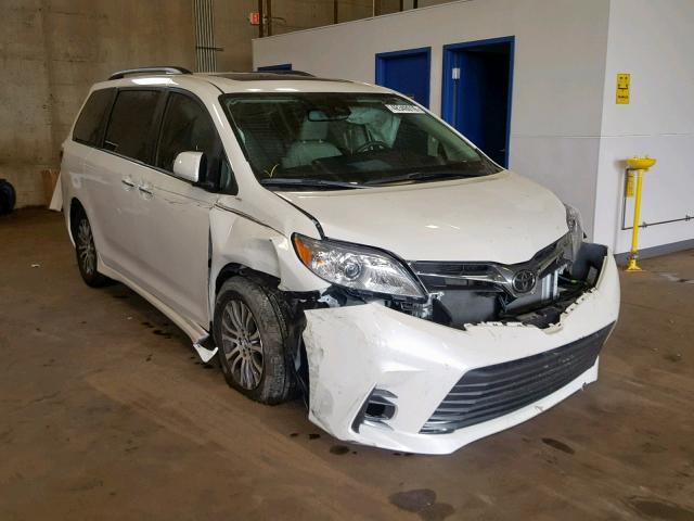 5TDYZ3DC3KS979611 - 2019 TOYOTA SIENNA LIM WHITE photo 1