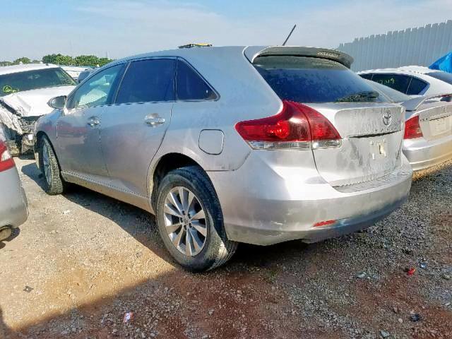 4T3ZA3BB5DU066629 - 2013 TOYOTA VENZA LE SILVER photo 3