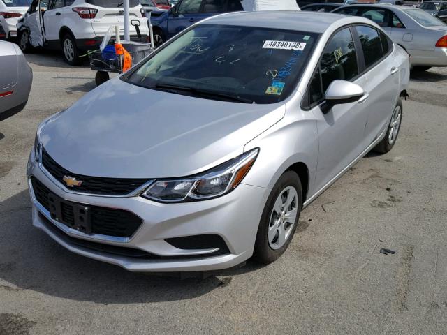 1G1BC5SM1J7222979 - 2018 CHEVROLET CRUZE LS SILVER photo 2